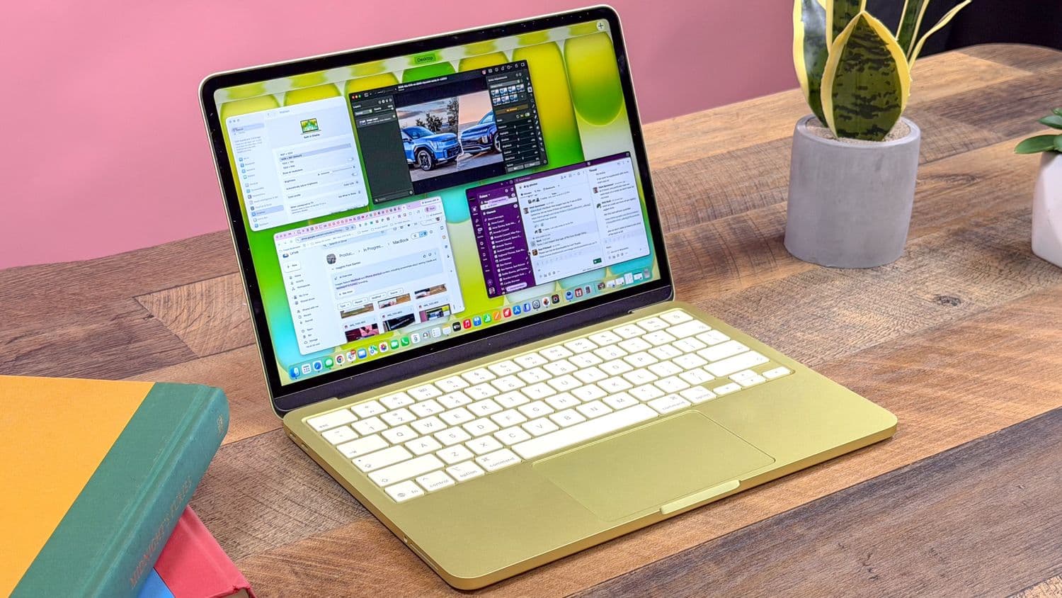 Macbook neo vs macbook air m5 desk setup