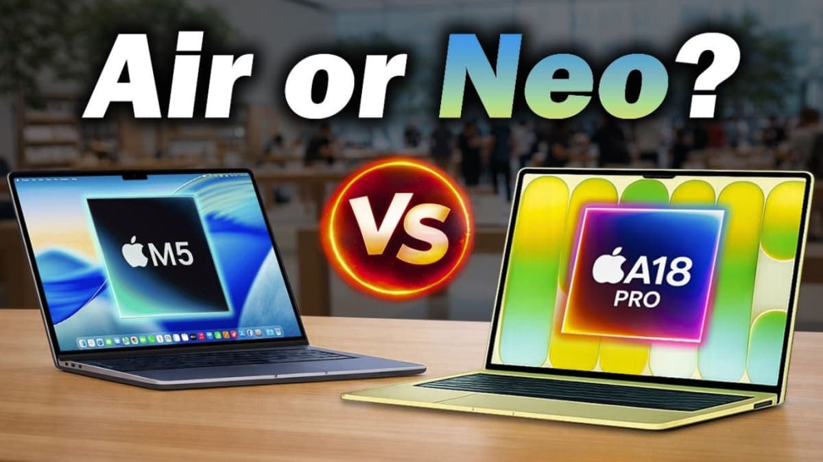 MacBook Neo vs MacBook Air M5: Which One Should You Buy ?