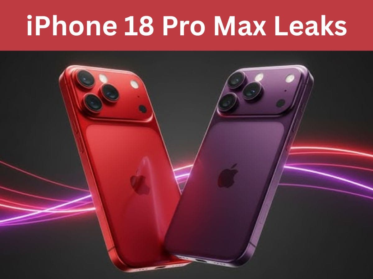 iPhone 18 Pro Max deep red burgundy render 6.9-inch display smaller Dynamic Island | ALT TEXT: iPhone 18 Pro Max 2026 leaks design deep red burgundy color