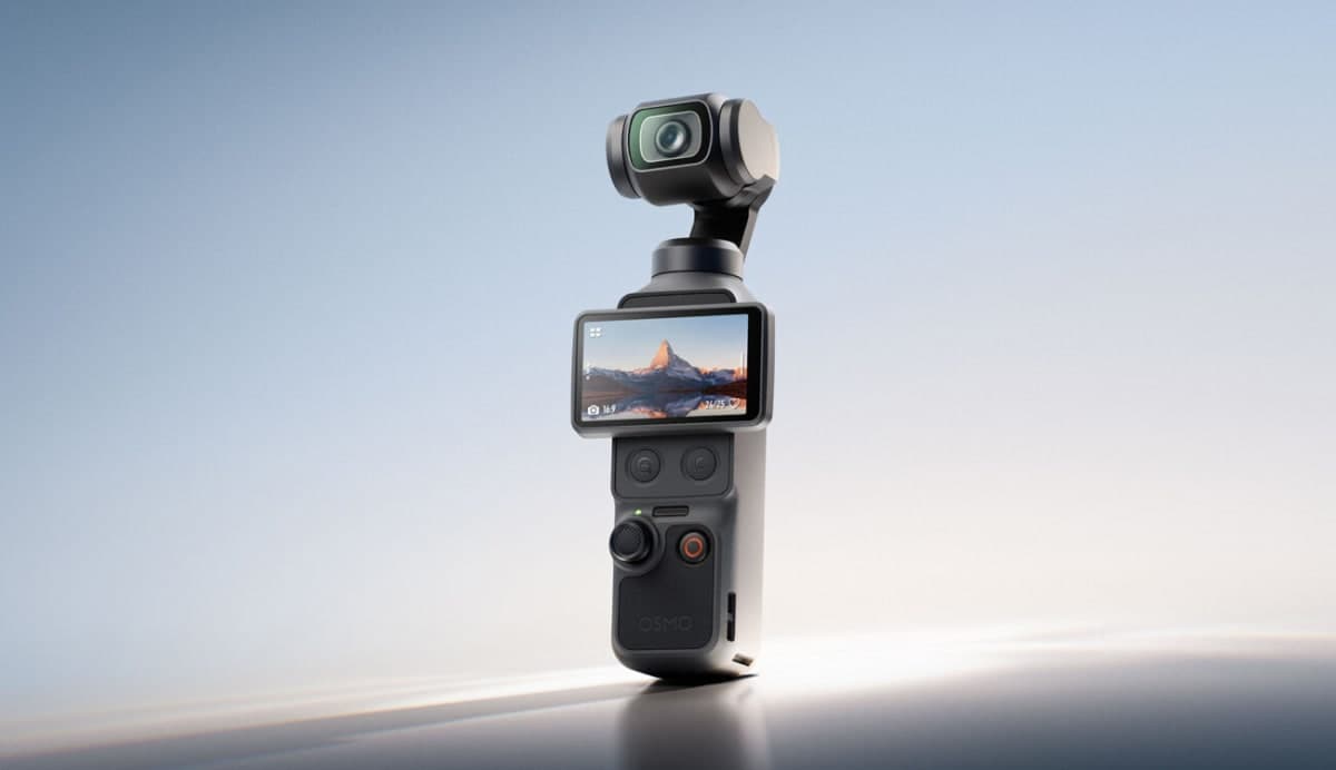 DJI Osmo Pocket 4 front-facing with gimbal extended | ALT TEXT: DJI Osmo Pocket 4 review 2026